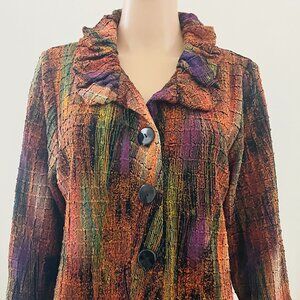 Andria Lieu Collection Blazer Size XL~ Like New Condition ~ Multicolor